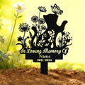 Custom Cat Grave Marker Outdoor, Personalized Metal Cat Memorial Grave Stake with Name and Date, Outdoor Waterrproof Cats Memorial Plaque