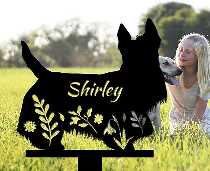 Personalized Dog Memorial Stake, Dog Grave Marker, in Memorial of Dog, Dog Loss Gift, Dog Name Sign Pet Sympathy Gift