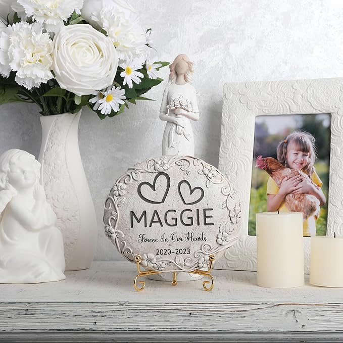 Personalized Chicken Memorial Stone, Pet Grave Marker Chick, Chick Headstone, Chick Tombstone, Chick Gravestone, Chick Memorial Stone, Chick Memorial Gifts