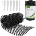 Tapix Cat Scat Mat with Spikes Digging Stopper (8 ft.) Anti-cat Network Cat Strips, Cat Deterrent Mat for Indoor and Outdoor with 6 Staples