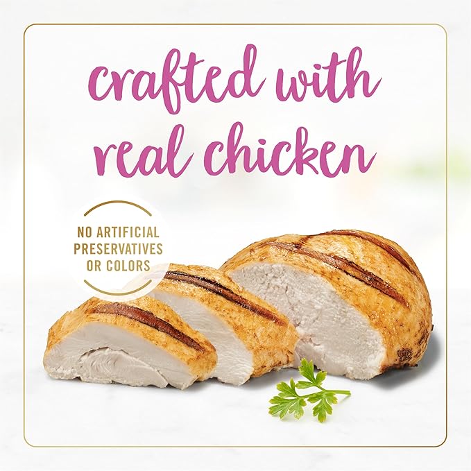 Fancy Feast Purina Gravy Lovers Chicken Feast Pate in Wet Cat Food Gravy - 3 oz. Cans,(Pack of 48)