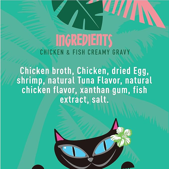 Tiki Cat Stix Wet Treats, Grain Free Lickable Mousse with Chicken & Shrimp in Creamy Gravy 6 Count (Pack of 1)