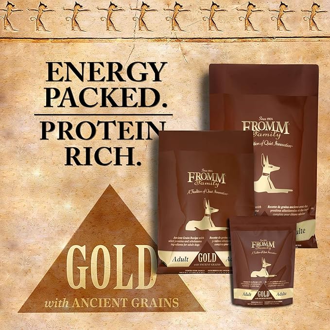 Fromm Adult Gold with Ancient Grains Dog Food - Premium Dry Dog Food - Chicken Recipe - 15 lb