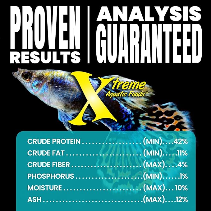 Xtreme Community Crave Flake - Krill & Spirulina Blend for Vibrant Colors, Immune Support and Digestive Health, Tropical & Freshwater Fish Nutrition – Premium Community Aquarium Food (1oz)