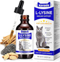Lysine for Cats, L-Lysine Supplement Liquid Drops for Cats Supports Immune & Respiratory Health,Helps with Sneezing, Eye Discharge and Watery Eyes
