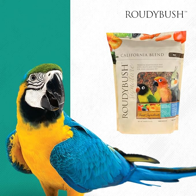 RoudyBush California Blend Bird Food, Mini, 10-Pound (210MICB), B113