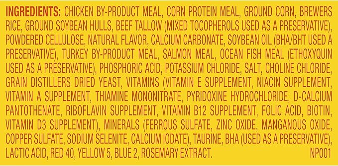 Meow Mix Hairball Control Dry Cat Food, 3.15 Pound Bag (Case of 4)