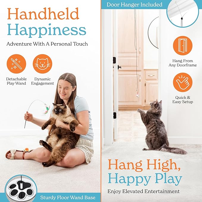 18pcs Interactive Cat Toys for Indoor Cats Suction Cup Cat Toys for Indoor Cats Bird Hunting Slefplay Simulation for Kitten Flying Bird Toy Feather Wand Kitten Toy Attachments Jueguetes Para Gatos