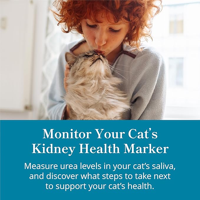 Petivity At-Home Kidney Health Test Kit for Cats — Quick Saliva Urea Test (2-Minute Home Check), Powered by Purina — Help Detect Early Kidney Changes - (Pack of 3)
