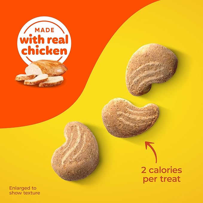 Meow Mix Irresistibles Soft Cat Treats Made With Real Chicken, 12 Oz. Pouch (Pack of 5)