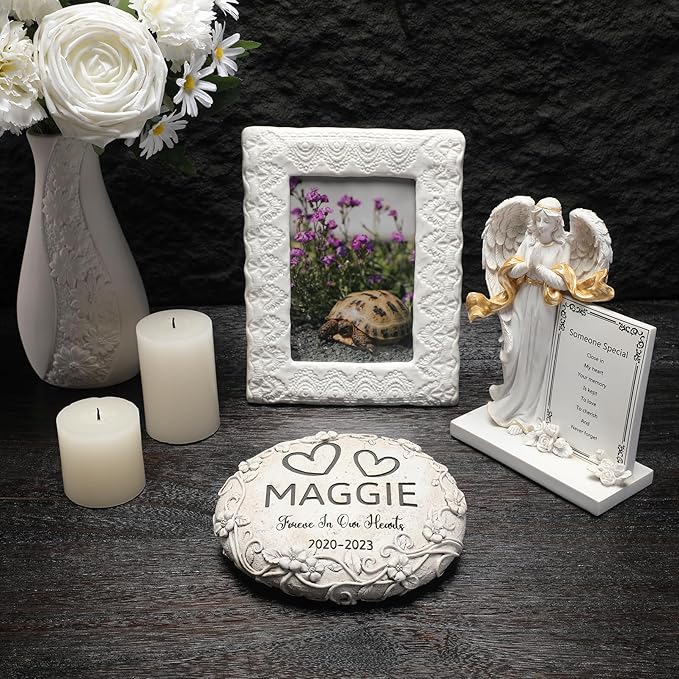Personalized Turtle Memorial Stone, Pet Grave Marker Turtle, Turtle Headstone, Turtle Tombstone, Turtle Gravestone, Turtle Memorial Gifts