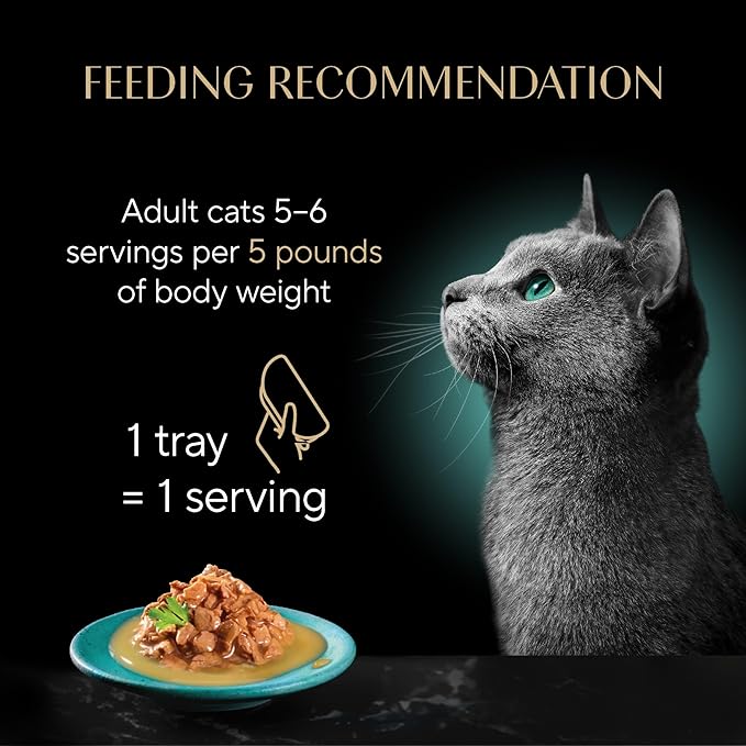 Sheba Gravy Indulgence Adult Wet Cat Food, Wet Food for Cats Chicken Entree in Extra Gravy, 2.6 oz. Twin-Pack Trays (24 Count, 48 Servings)