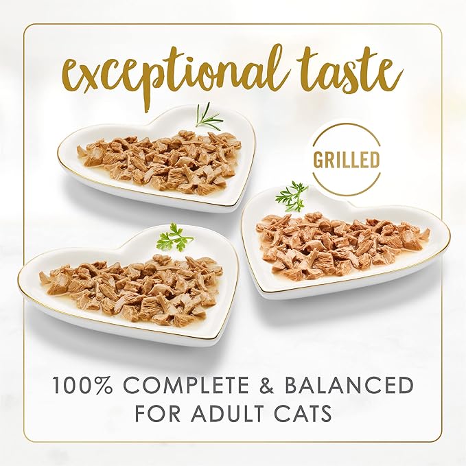 Purina Fancy Feast Grilled Wet Cat Food Poultry and Beef Collection Wet Cat Food Variety Pack - (Pack of 30) 3 oz. Cans