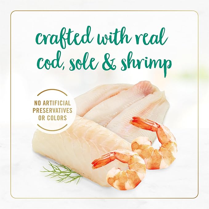 Purina Fancy Feast Cod, Sole and Shrimp Feast Classic Grain Free Wet Cat Food Pate - (Pack of 24) 3 oz. Cans
