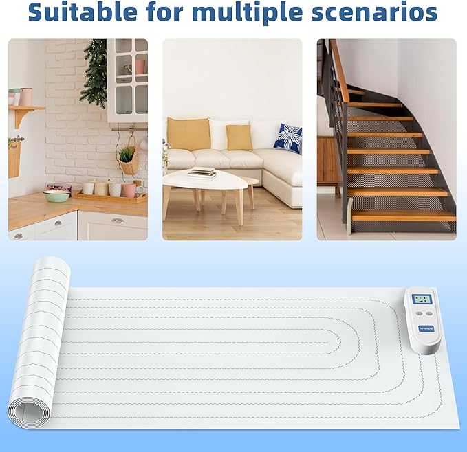 Scat Mat for Dogs and Cats, 31"x15"Rechargeable pet Shock mat,3 Adjustable Safe Modes, Indoor Dog & cat countertop Deterrent,Keep Pets Off Counters, Furniture, Couch, Sofa, Bed,Shock Pads for Cats