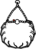 Herm Sprenger Black Stainless Steel Prong Dog Training Collar with Swivel Pet Pinch No-Pull for Dogs Anti Pull 3.2 mm x 23 in