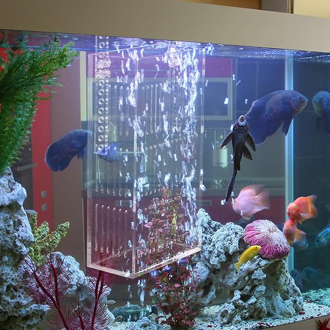 Fish Breeding Box Separator Acrylic Incubator for Betta Guppy Easy to Install Hanging Design Safe Isolation Tank for Fish and Eggs