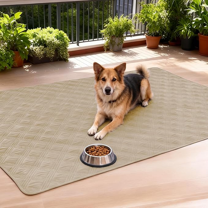 hyha Waterproof Dog Blanket, Reversible Pet Bed Blanket, Soft Sofa Couch Cover for Dogs Washable, Waterproof Pet Couch Covers for Sofa Puppy Cats Furniture Protector(40"x50", Taupe/Beige)