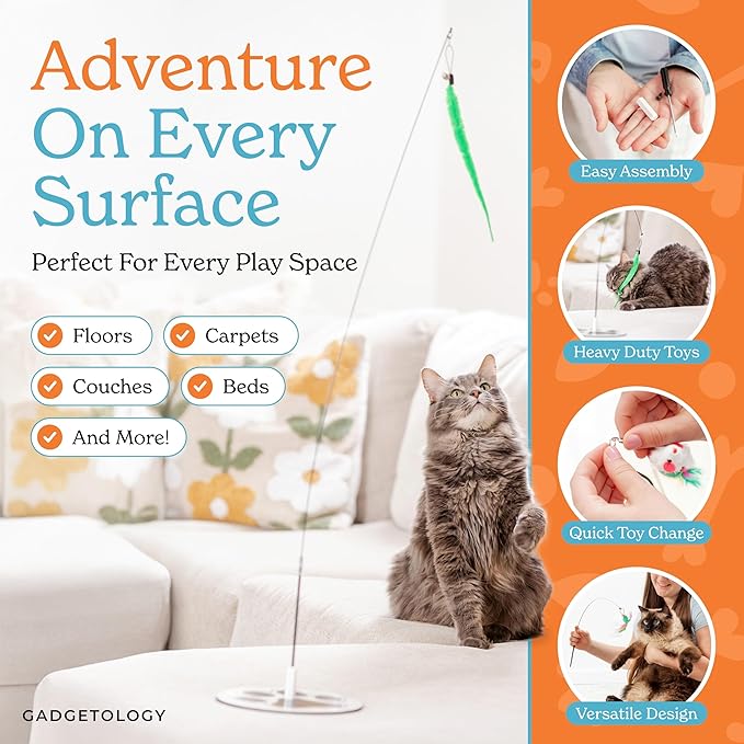 18pcs Interactive Cat Toys for Indoor Cats Suction Cup Cat Toys for Indoor Cats Bird Hunting Slefplay Simulation for Kitten Flying Bird Toy Feather Wand Kitten Toy Attachments Jueguetes Para Gatos