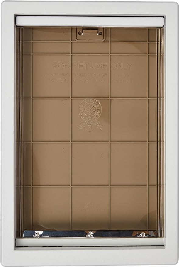 Ideal Pet Products Designer Series Plastic Pet Door with Telescoping Frame, Extra-Large, 10.5" x 15" Flap Size