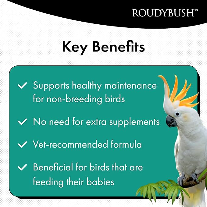 RoudyBush California Blend Bird Food, Mini, 10-Pound (210MICB), B113