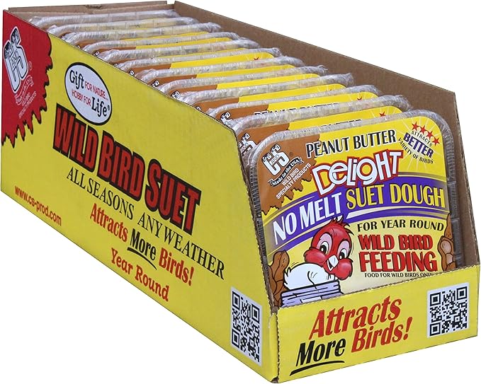 C&S Peanut Butter Delight Suet, 11.75-Ounce (Pack of 2)
