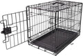 Amazon Basics - Durable, Foldable Metal Wire Dog Crate with Tray, Single Door, 30 x 19 x 21 in, Black