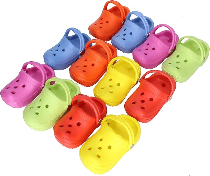 Bonka Bird Toys 12 Mini Sandals Foot Beak Colorful Stuffable Parrot Parrotlet Cockatiel African Grey