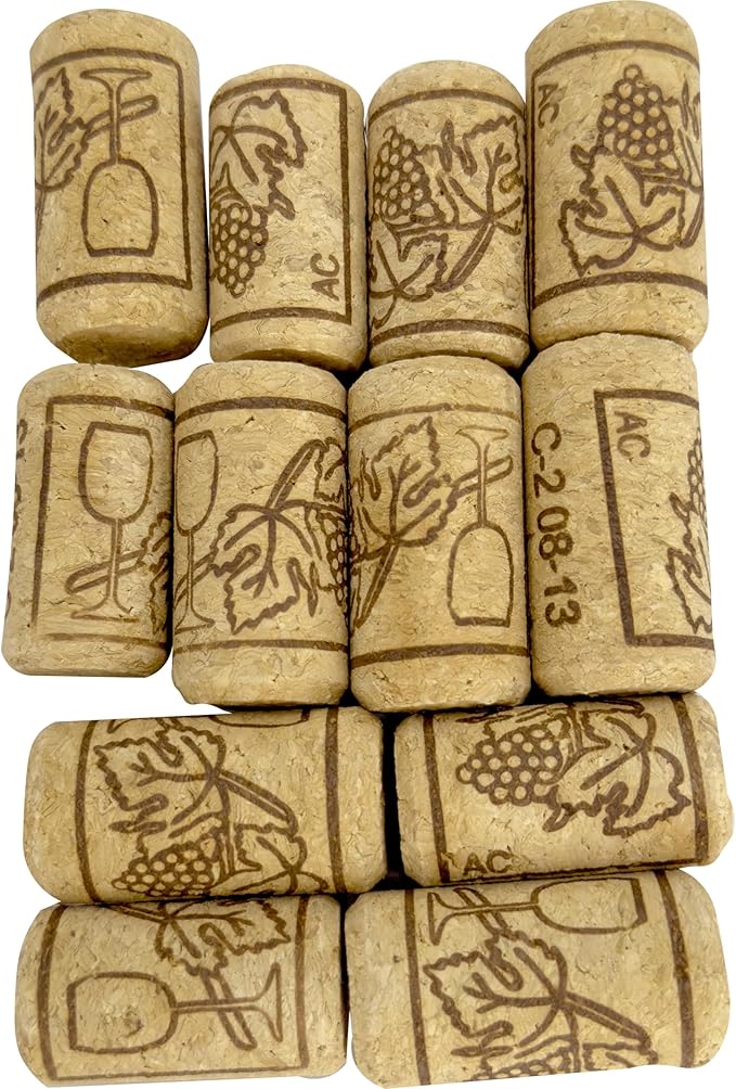2090 Pk12 Cork Chews - Classic Bird Foot Toys, Made from Natural Cork, Fun for Birds to chew and Break, Versatile in use, Lightweight, Great for Budgies Parrotlets Cockatiels Caiques and More