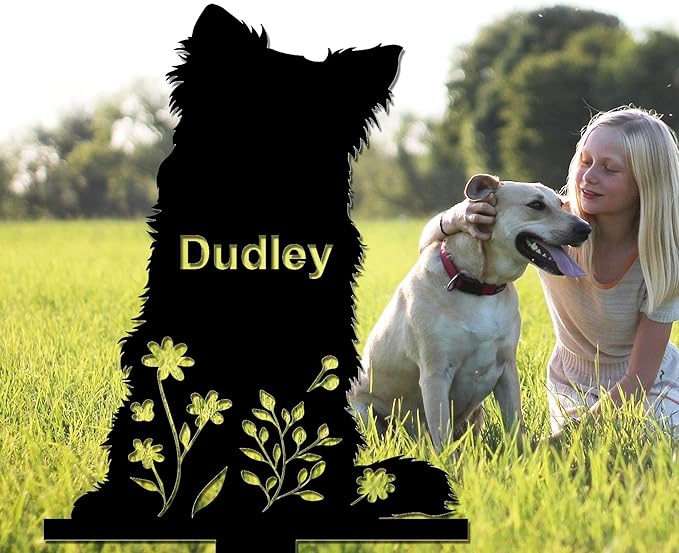 Personalized Dog Memorial Stake, Dog Grave Marker, in Memorial of Dog, Dog Loss Gift, Dog Name Sign Pet Sympathy Gift