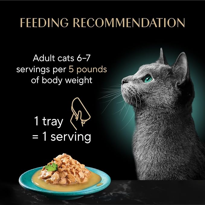 Sheba Gravy Indulgence Adult Wet Cat Food, Wet Food for Cats White Fish Entree in Extra Gravy, 2.6 oz. Twin-Pack Trays (24 Count, 48 Servings)