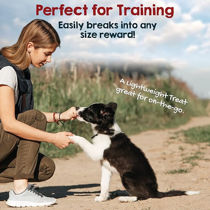 Riley's Dehydrated Beef Lung Dog Treats - Single Ingredient No Hide Dog Chews - USA Sourced 100% Beef Lung Treats - Training Chews and Snack Time Bites - 8oz (Pack of 2)