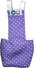 Chicken Diapers Duck Diaper Diaperalls for Hens, Roosters, Ducks, Ducklings - Reusable, Adjustable by Uni Infinity (Lavender Polka Dots, Duck Small, 1, Count)