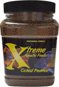 Xtreme Cichlid Peewee 1.5 mm Pellets - Proven Nutrition for Cichlids - Balanced Amino Acids, Boost Immune & Digestive Health, Color & Energy, Max Protein Freshwater Fish Food – USA Farm Grown (20oz)