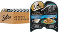 Sheba Gravy Indulgence Adult Wet Cat Food, Wet Food for Cats White Fish Entree in Extra Gravy, 2.6 oz. Twin-Pack Trays (24 Count, 48 Servings)