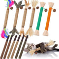 Cat Toys 12Pack Silvervine Chew Stick 12Pack Kitten Treat Catnip Toy Kitty Natural Stuff Catnip Matatabi for Cleaning Teeth Indoor Dental Snack Interactive