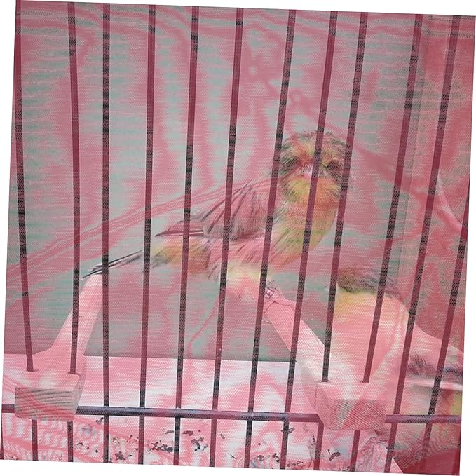 balacoo 15pcs High Elastic Bird Carrier Bag for Parrots Leakproof Net Travel Cage Breathable Material Random Color