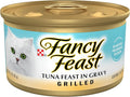 Purina Fancy Feast Grilled Wet Cat Food Tuna Feast in Wet Cat Food Gravy - (Pack of 24) 3 oz. Cans
