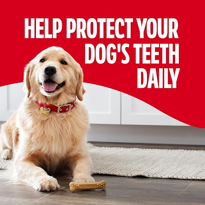 Milk-Bone Brushing Chews Original Chicken Flavor Daily Dental Dog Treats, Large, 24.2 Oz. Bag