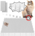 ohlela 16 Pack Upgraded Scat Mat for Cats - 16 x 13 Inch Cat Spikes with 1 Inch Spike is an Useful Cat Repellent Indoor & Outdoor Mat to Deter Pets. Dog Deterrent Indoor with 23sqft Area Coverage