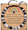 Dog Memorial Gifts for Loss of Dog, Pet Memorial Gift for Dogs, Bracelet for Women Men Who Loss of Beloved Dogs Cat Furry Friend