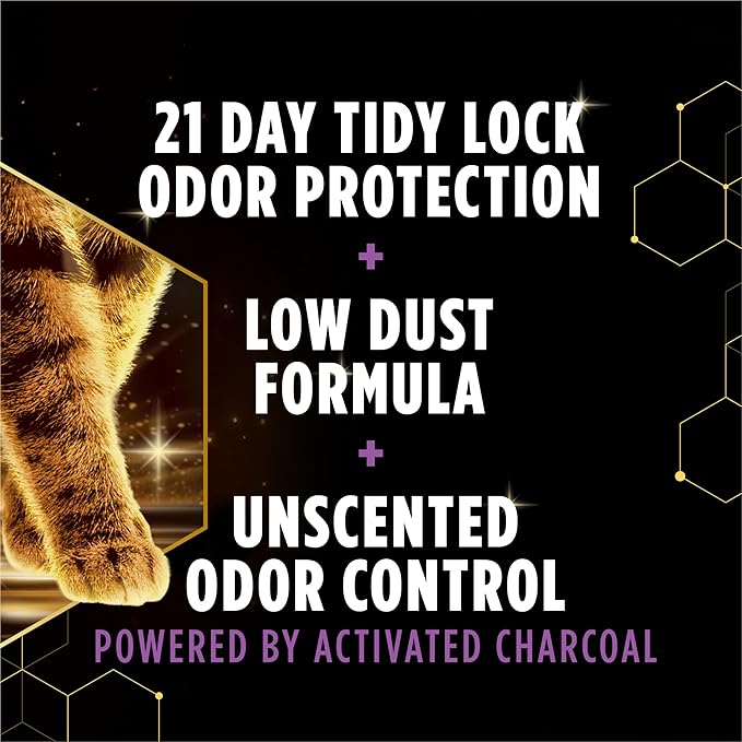 Purina Tidy Cats Performance Plus Tidy Feet Low Tracking Unscented Clumping Multi Cat Litter - 22 lb box