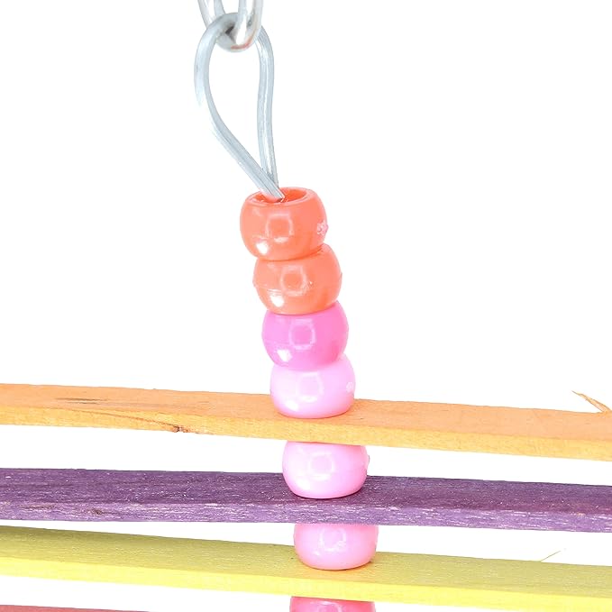858 Bonka Bird Toys Made in USA Long Color Mini Stick Parrot Parrotlet Budgie Cockatiel Budgie Quaker