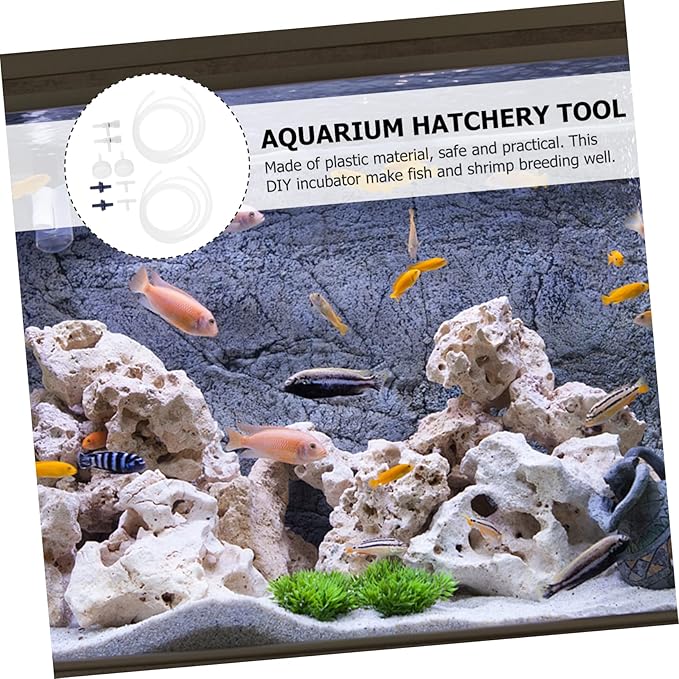 2 Sets Shrimp Hatchery Kit DIY Artemia Hatching Accessories Bottle Caps for Aquarium Use Complete Soda Bottle Connection Tool Set 10-Piece