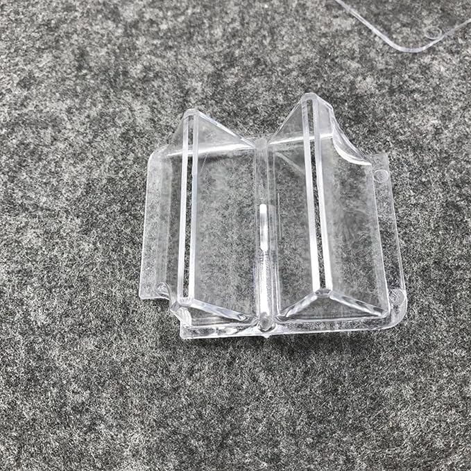 Suspended Double Compartment Fish Breeding Tanks Clear Incubator Box Set of 2 for Fry and Shrimp Hatching Breedinig Use Fish Isolation Container