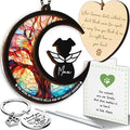 6" DIY Dog Memorial Suncatcher – 4-in-1 Pet Memorial Gifts for Dogs, Loss of Dogs Sympathy Gift | Rainbow Bridge Dog Remembrance Set with Ornament, Keychain & Sympathy Card PS190