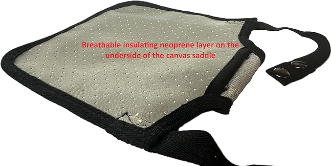 DOWN UNDER OUTDOORS 2 Pack Small Chicken Saddles for Bantams and Young Birds, Includes Shoulder Covers (Insulated Small Light Grey)