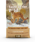 Taste Of The Wild Canyon River Grain-Free Dry Cat Food With Trout & Smoke-Flavored Salmon 14lb