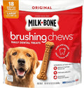Milk-Bone Brushing Chews Original Chicken Flavor Daily Dental Dog Treats, Large, 24.2 Oz. Bag