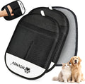 Pet Hair Removal Glove for Dogs Cats, Pet Hair Removal Tool, Reusable Electrostatic Pet Hair Gloves, Versatile Grooming Gloves for Washing, Deshedding, Grooming, White, 2 pcs